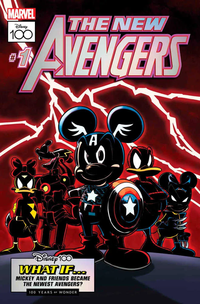 Amazing Spider-Man #25 Donald Soffritti Disney100 The New Avengers Variant
