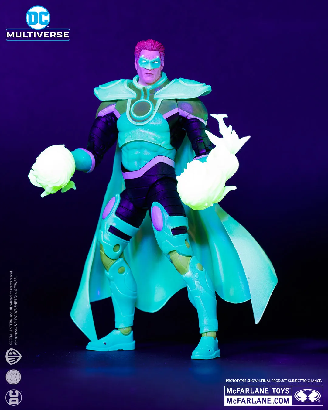 DC Multiverse Parallax (Green Lantern) Zero Hour: Crisis In Time Glow In The Dark Gold Label Figure 17187 LAST ONE!