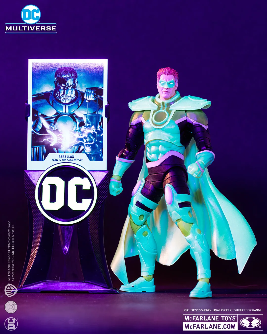 DC Multiverse Parallax (Green Lantern) Zero Hour: Crisis In Time Glow In The Dark Gold Label Figure 17187 LAST ONE!