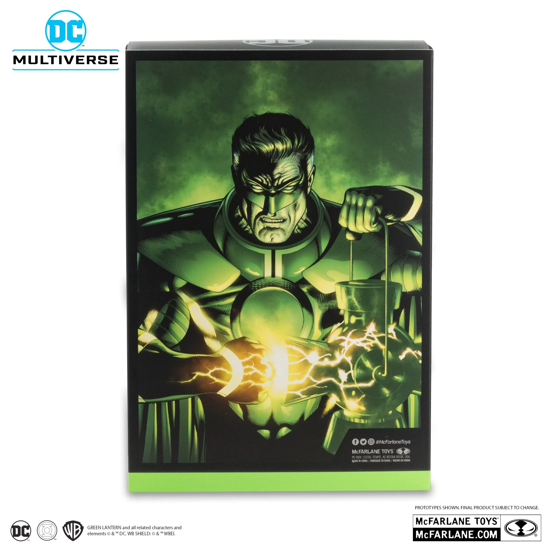 DC Multiverse Parallax (Green Lantern) Zero Hour: Crisis In Time Glow In The Dark Gold Label Figure 17187 LAST ONE!