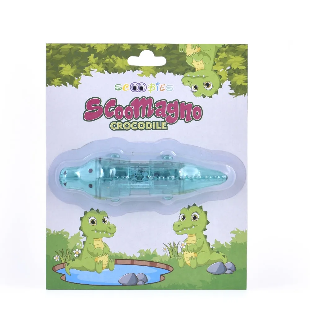 Scoomagno Crocodile | With Colour-Changing Light | Fix, Learn & Play | STEM Educational Toy | Ideal Gifting Option