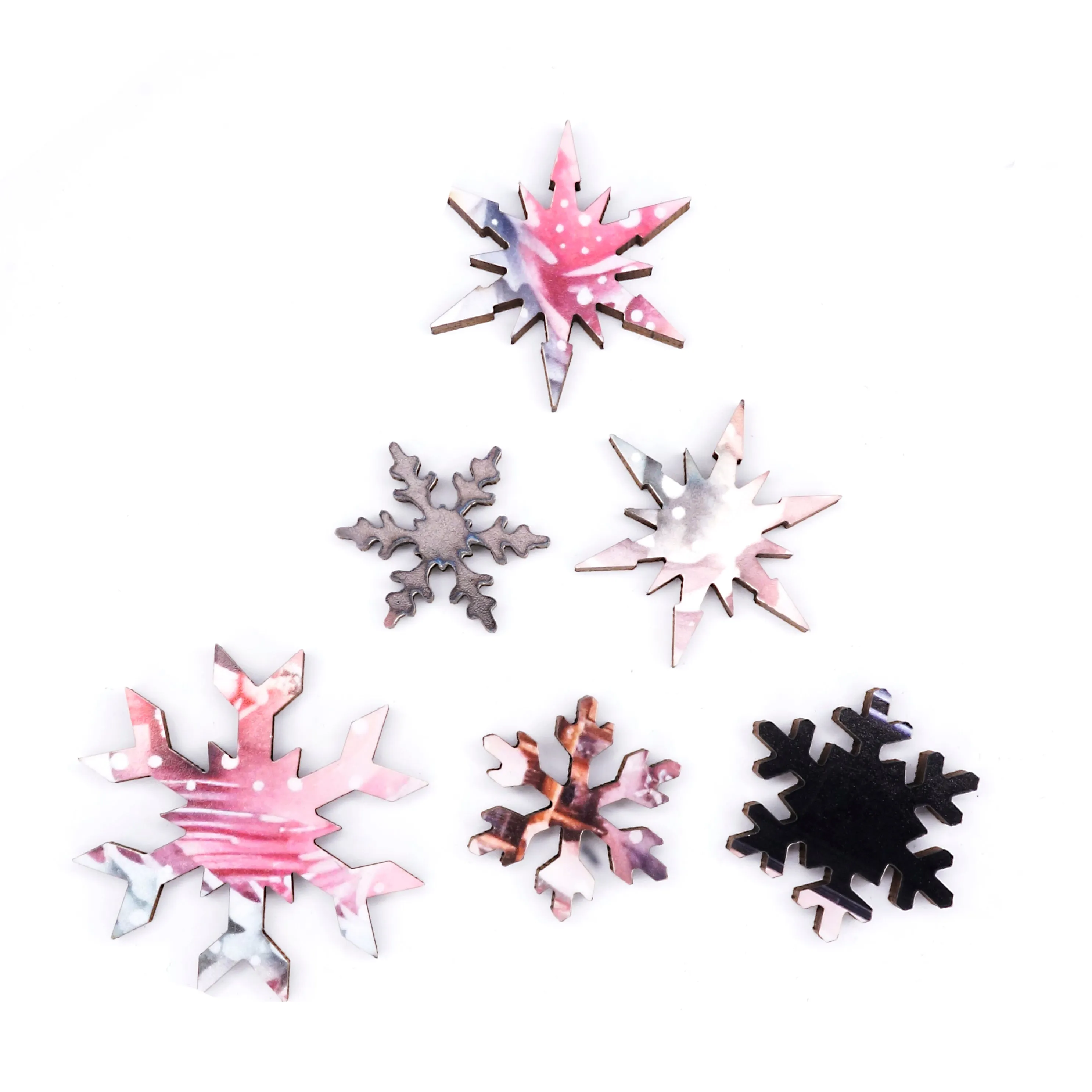 Snow Daydreams (79 Piece Shaped Mini Wooden Jigsaw Puzzle)