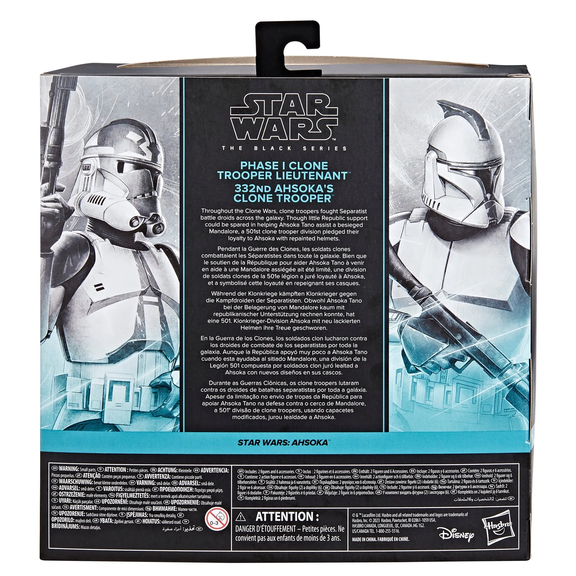 Star Wars The Black Series Clone Trooper Lieutenant &  332nd Ahsoka’s Clone Trooper